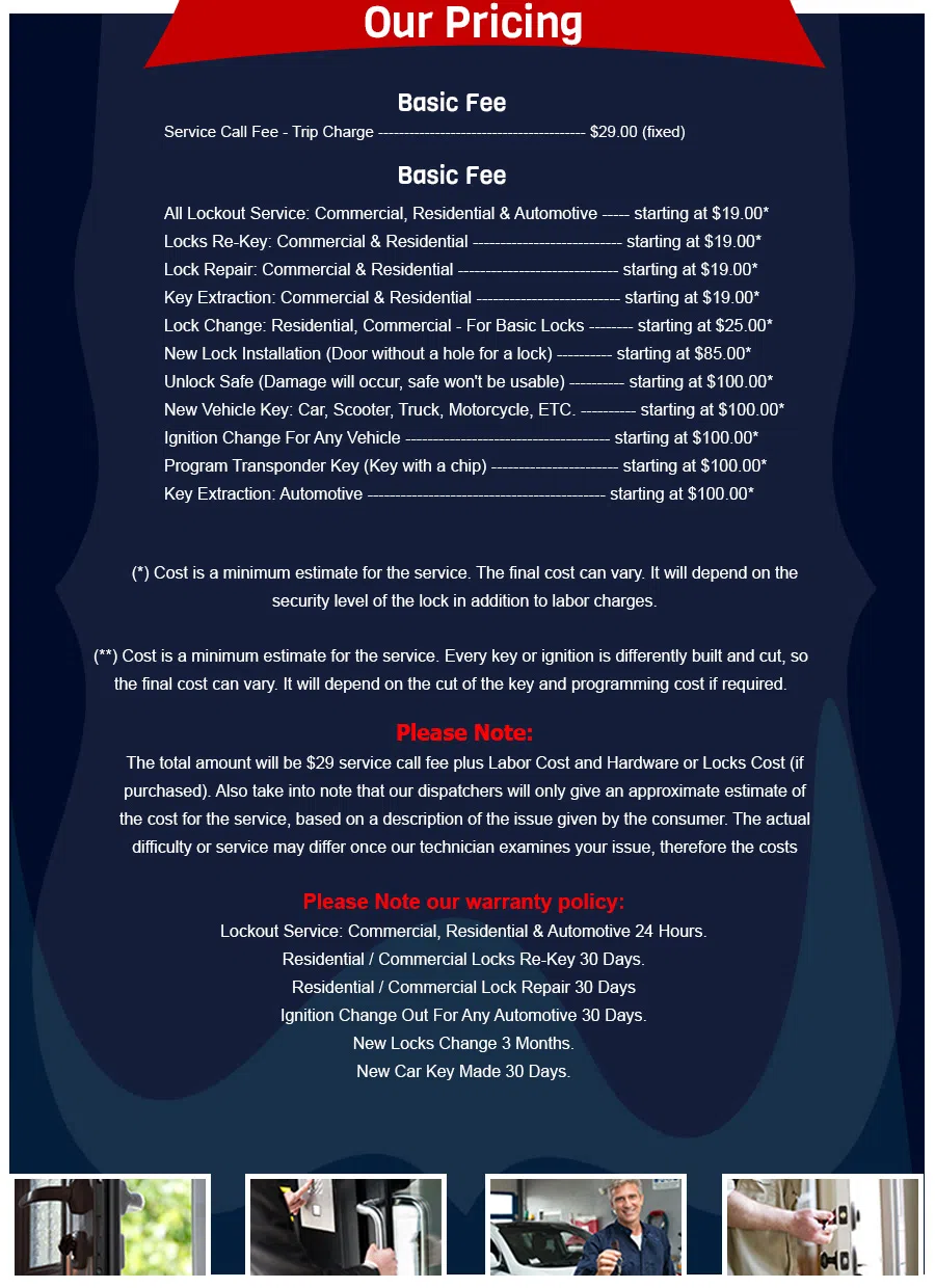 Locksmith Of Arlington  Arlington, TX 972-810-6766 - Pricelist-3